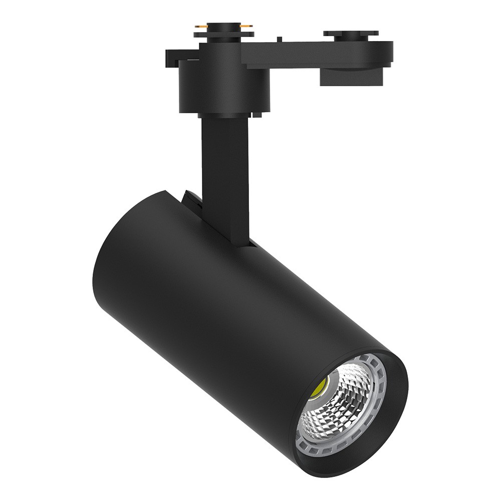 Трековые светодиодные светильники Светильник Feron AL195 трековый однофазный на шинопровод под лампу GU10 черный 48543 