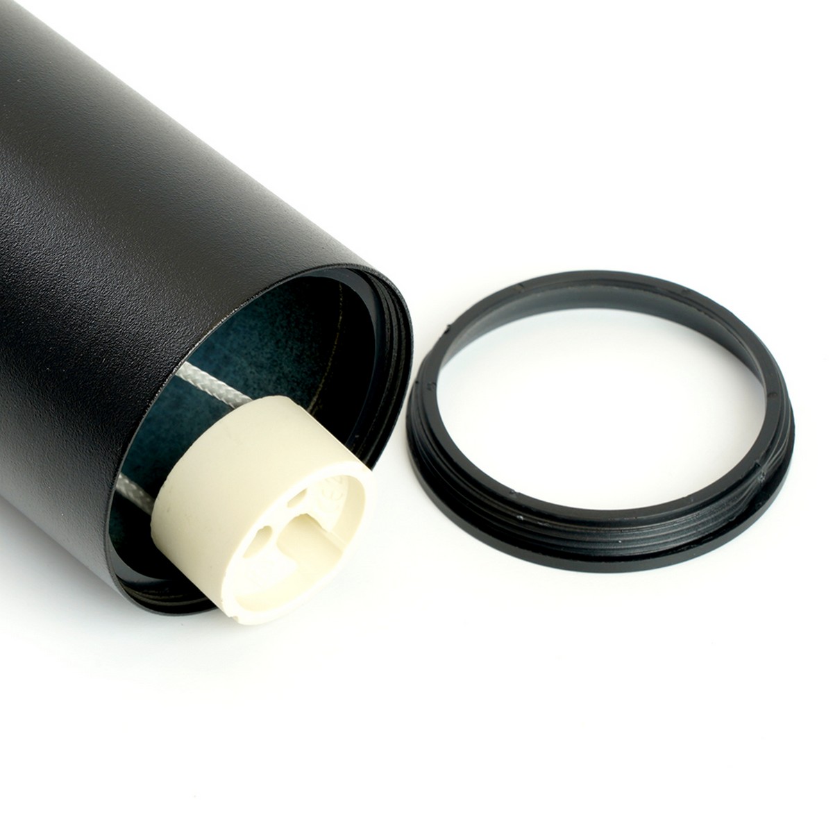 Трековые светодиодные светильники Светильник Feron AL195 трековый однофазный на шинопровод под лампу GU10 черный 48543 