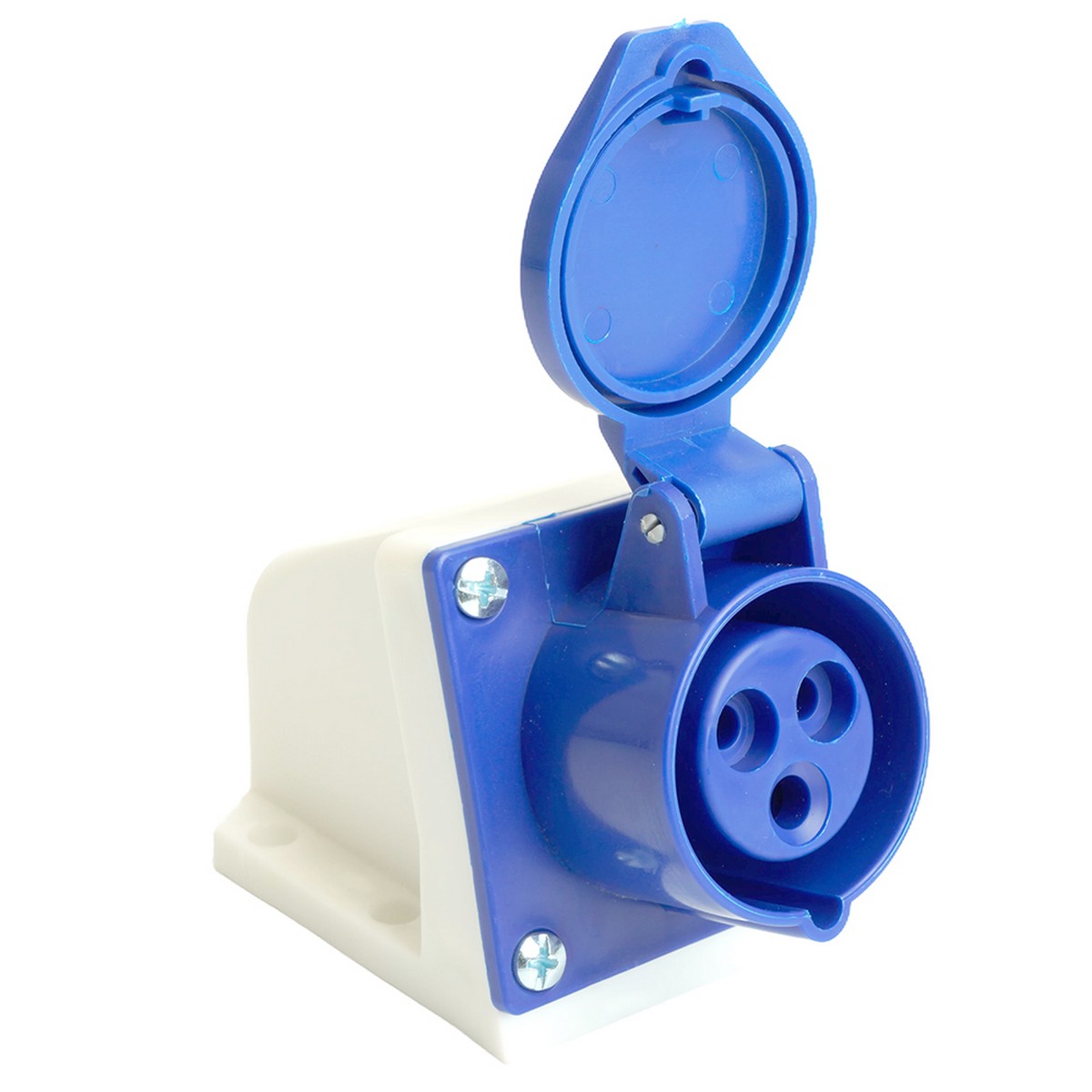 Силовые разъемы и вилки Розетка STEKKER стационарная ST-113 16А 220В 2P+PE IP44 RST16-113-44 49432 