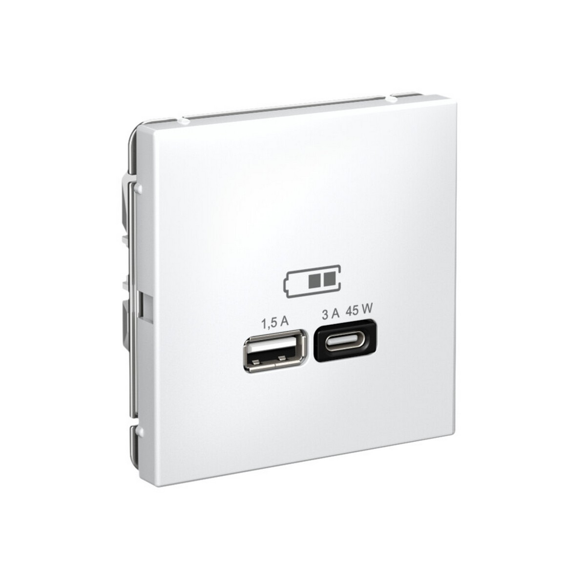 ArtGallery Лотос USB Розетка Systeme Electric ArtGallery Лотос A + тип-C 45Вт высокоскор.заряд. QC PD GAL001329