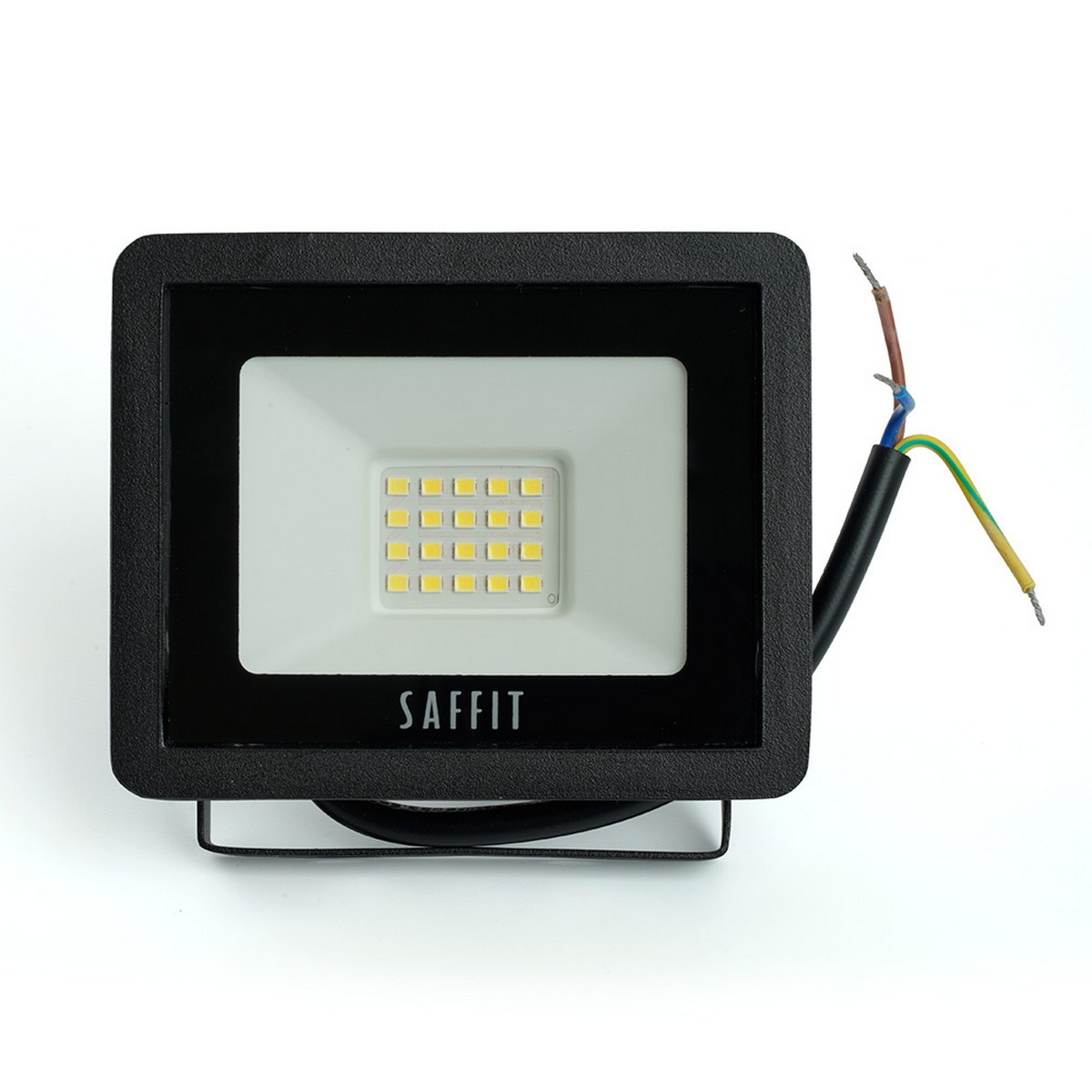 Светодиодный прожектор Saffit SFL90-20 20W Черный 6400K 55064