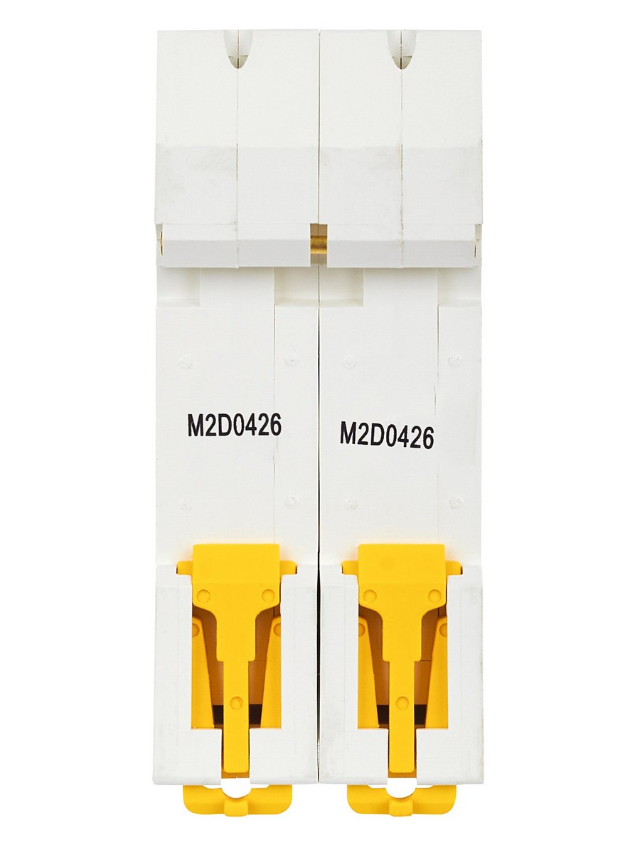 2 полюсные (двухполюсные) Автоматический выключатель IEK ARMAT M06N 2P D 4А AR-M06N-2-D004 