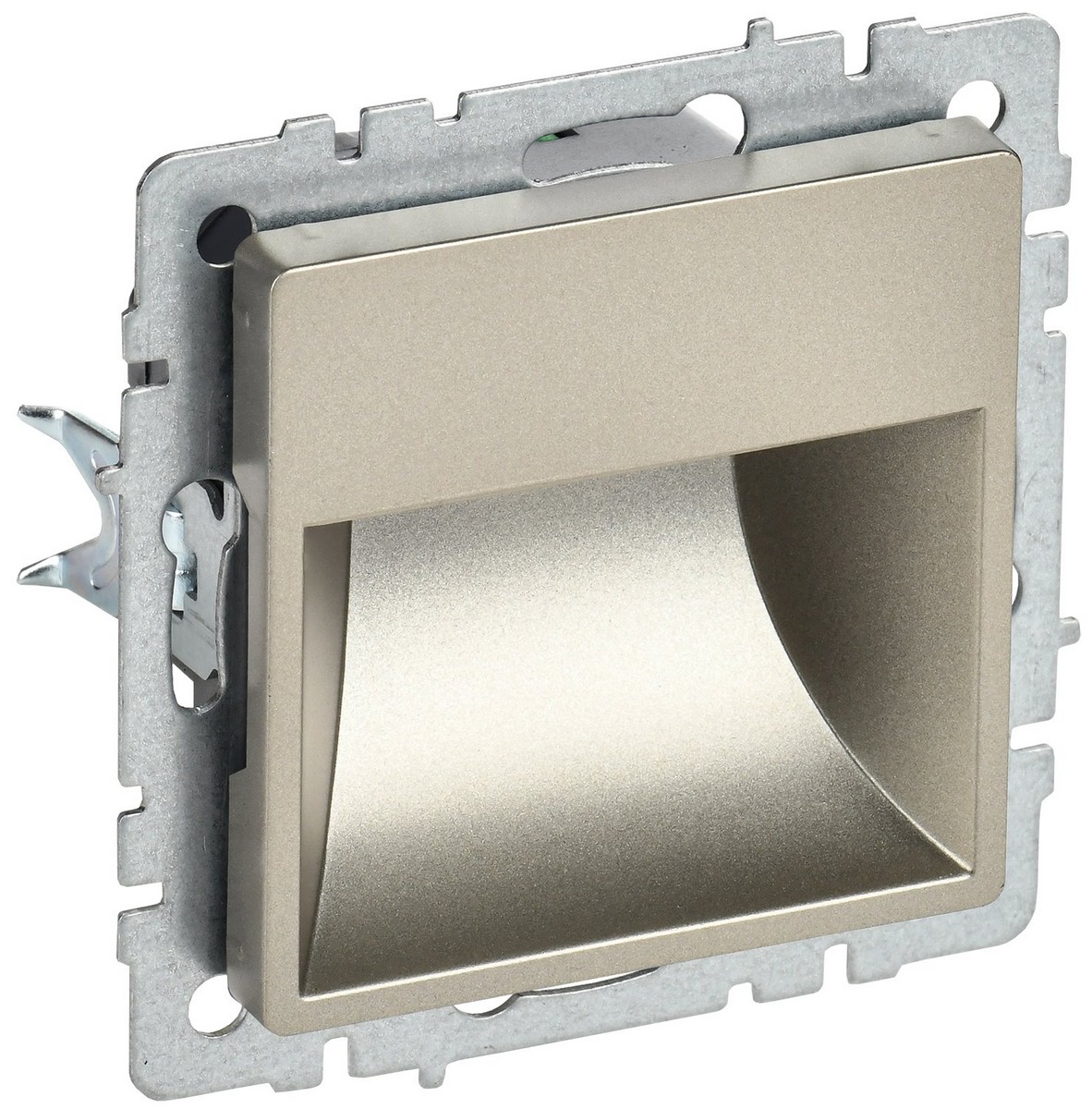 IEK Brite Шампань Подсветка IEK BRITE LED встраиваемая ПЛ20-БрШ шампань BR-FL20-K37