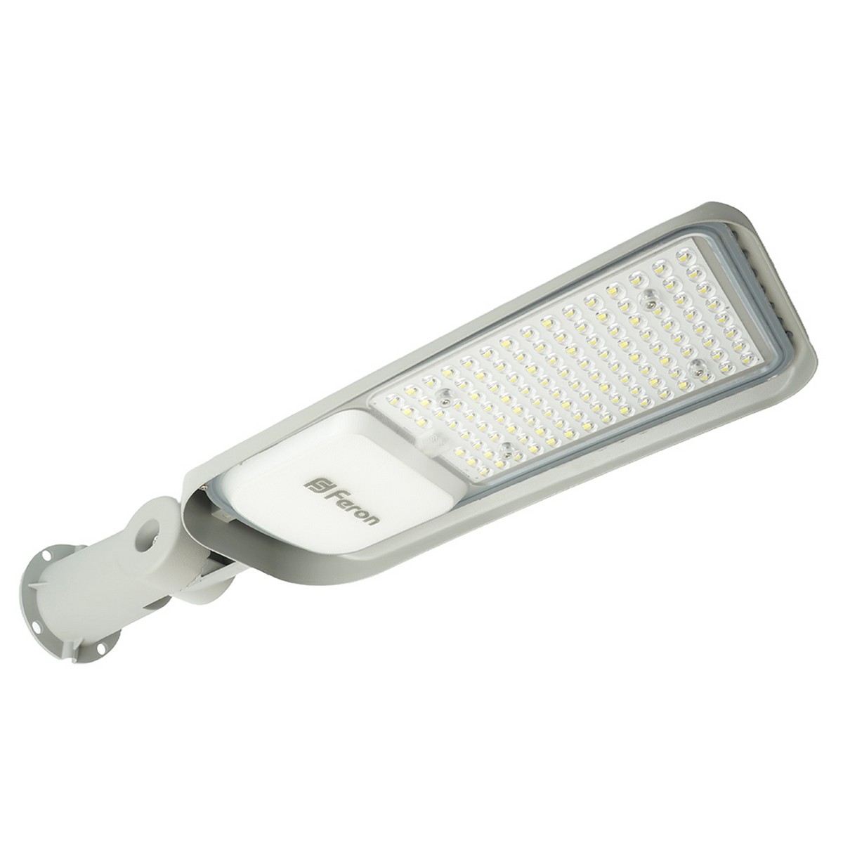 Консольные уличные светодиодные светильники на столб Светодиодный уличный консольный светильник Feron SP3060 80W 6400K 100-265V/50Hz, серый 48686 