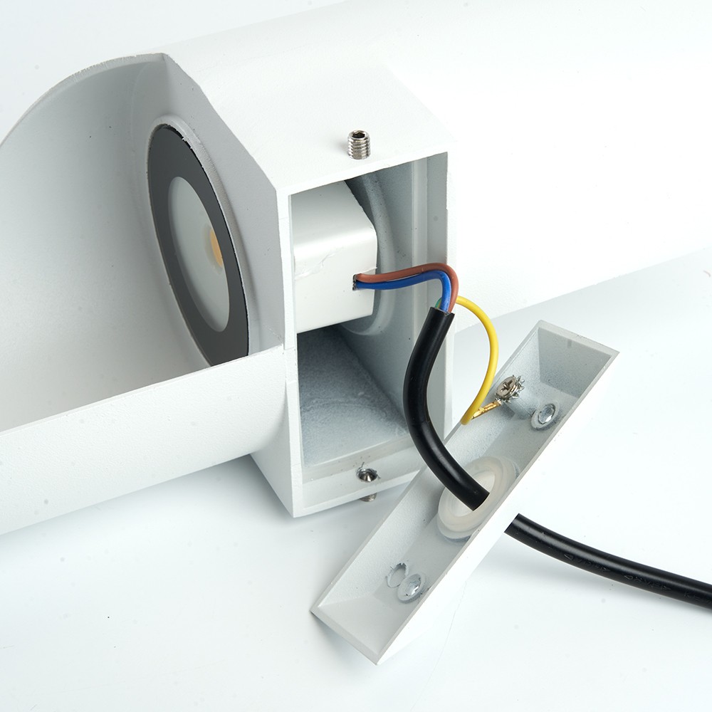 Уличные настенные светильники Светильник уличный светодиодный Feron DH109 2*5W 520Lm 3000K белый 48312 