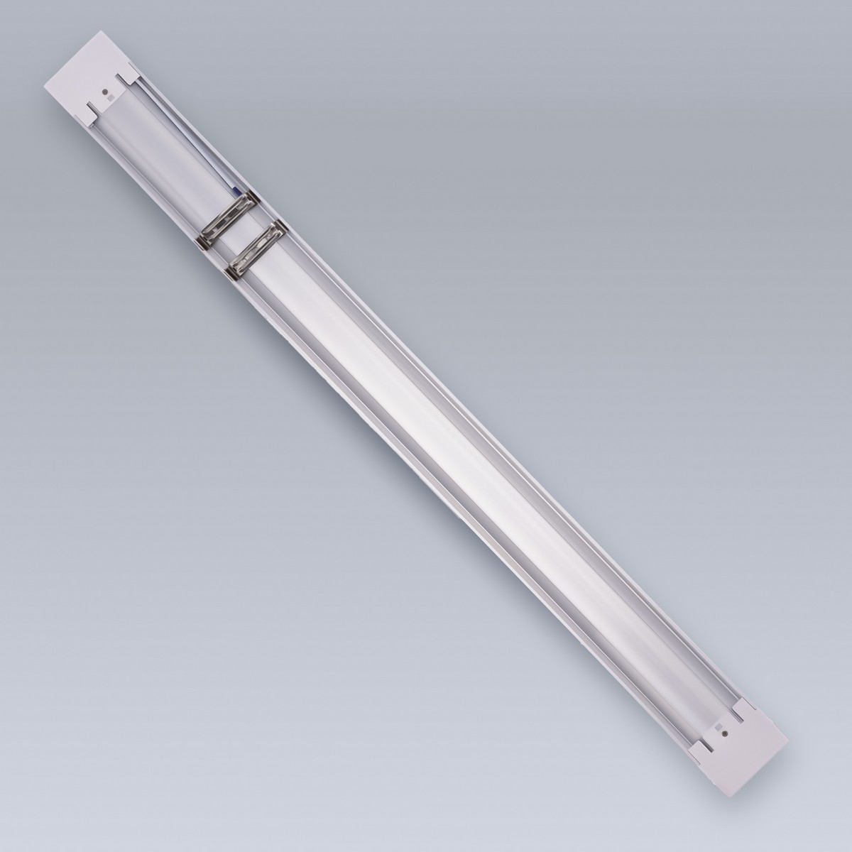 Линейные светодиодные светильники Светильник ELEGANZ линейный-панель 36W 6000К 1200*75*25мм 220V IP40 9805 