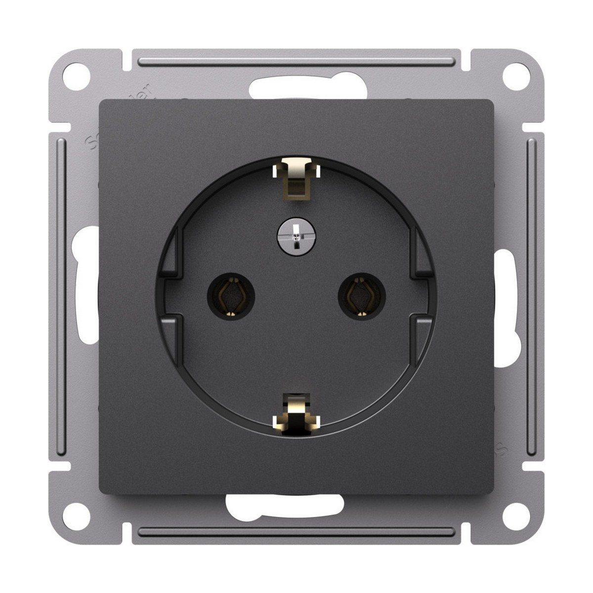 AtlasDesign Базальт Розетка Systeme Electric AtlasDesign Базальт с/з, 16А, ATN001443