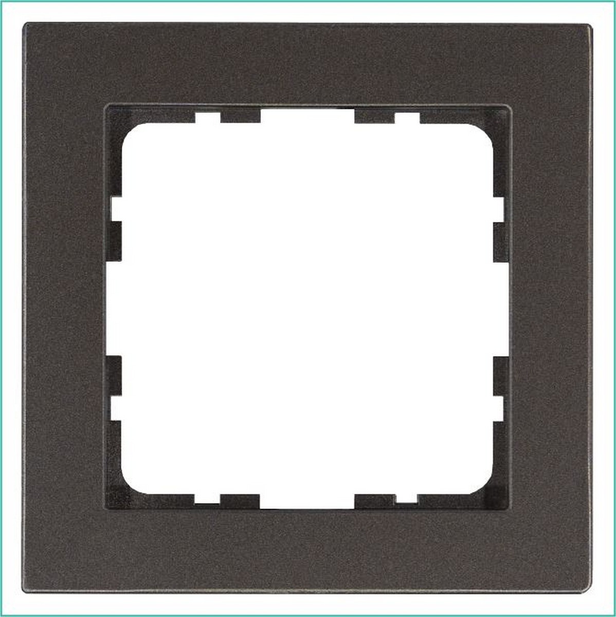 JASMART G - розетки и выключатели Рамка JASMART G-Classic 1-постовая Мокко G1001Z