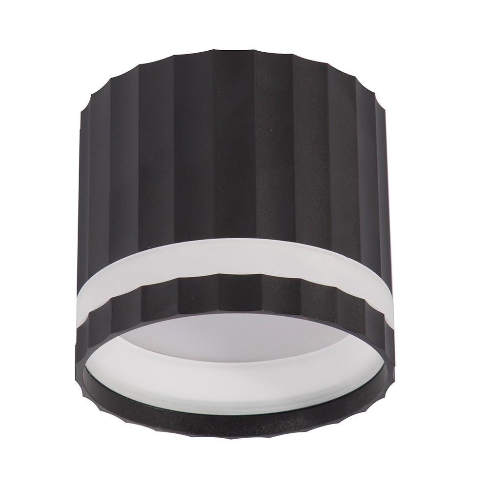 Накладные светодиодные светильники Светильник потолочный Feron HL369 Barrel OLYMPUS GX53 черный 48678 