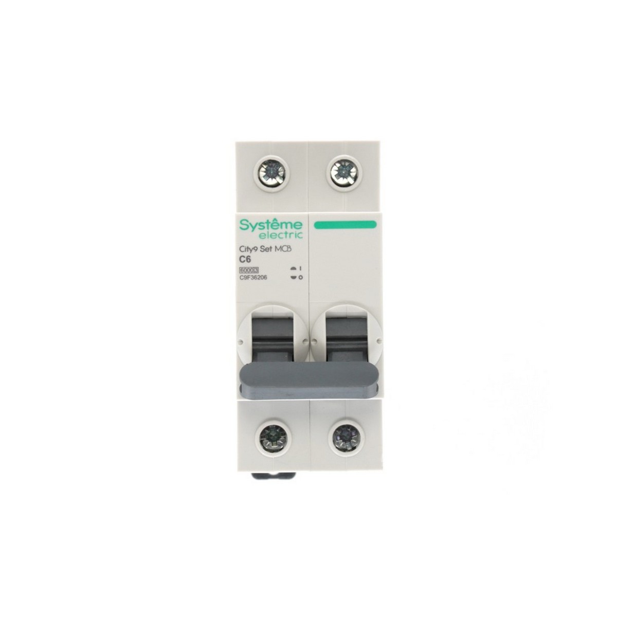 Автоматический выключатель Systeme Electric City9 Set (АВ) С 6А 2P 6kA C9F36206
