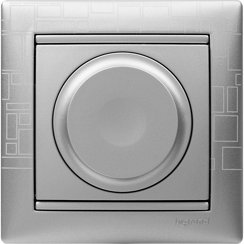 Светорегулятор Legrand Valena Classic алюминий для светодиодов 5-300 Вт 770263