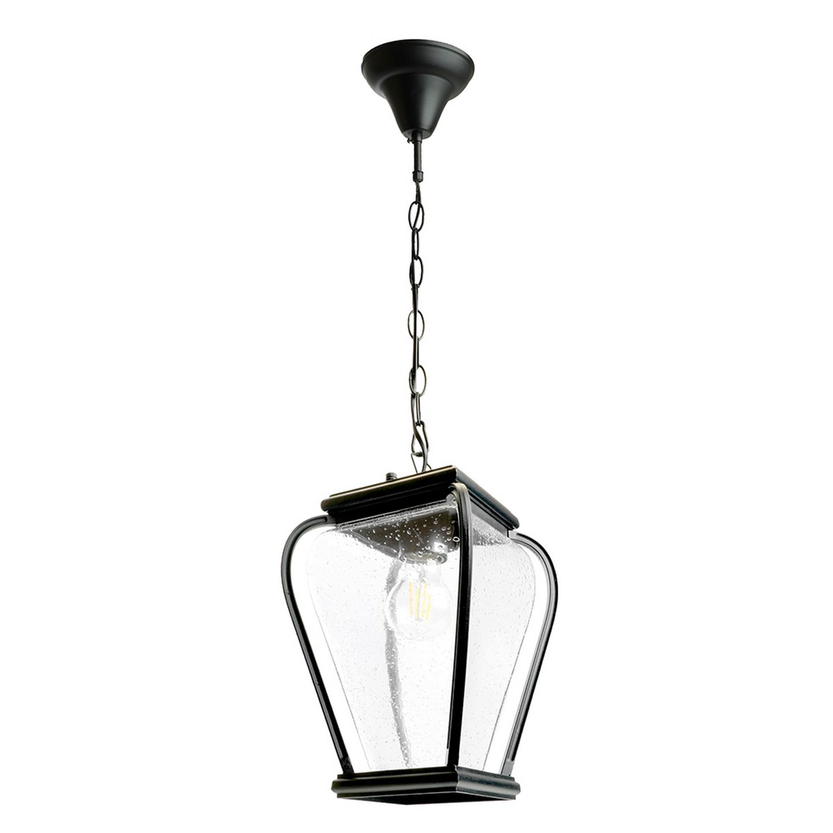 Уличные светильники на цепочке Светильник садово-парковый Feron PL745 на цепочке E27 черный 51276 