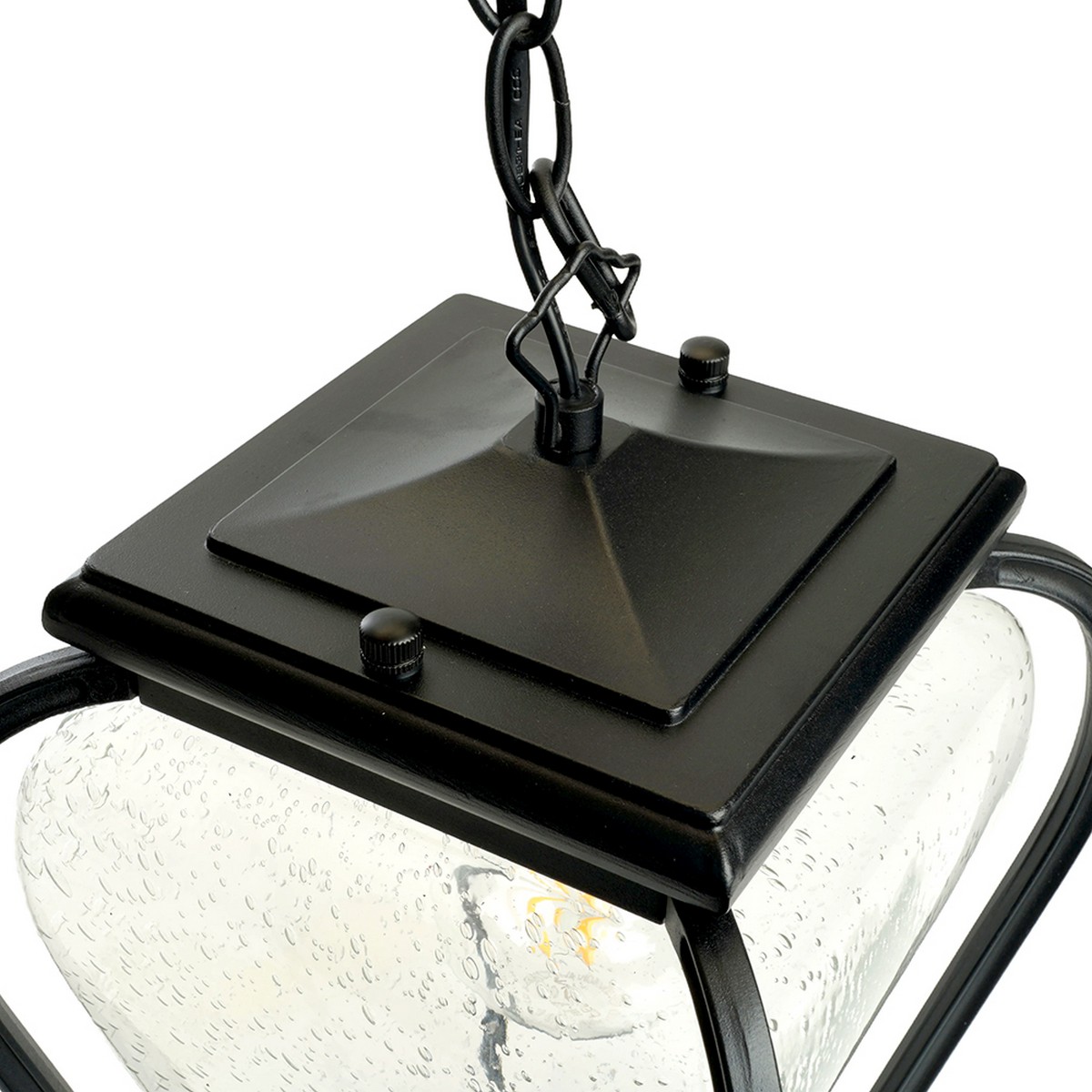 Уличные светильники на цепочке Светильник садово-парковый Feron PL745 на цепочке E27 черный 51276 