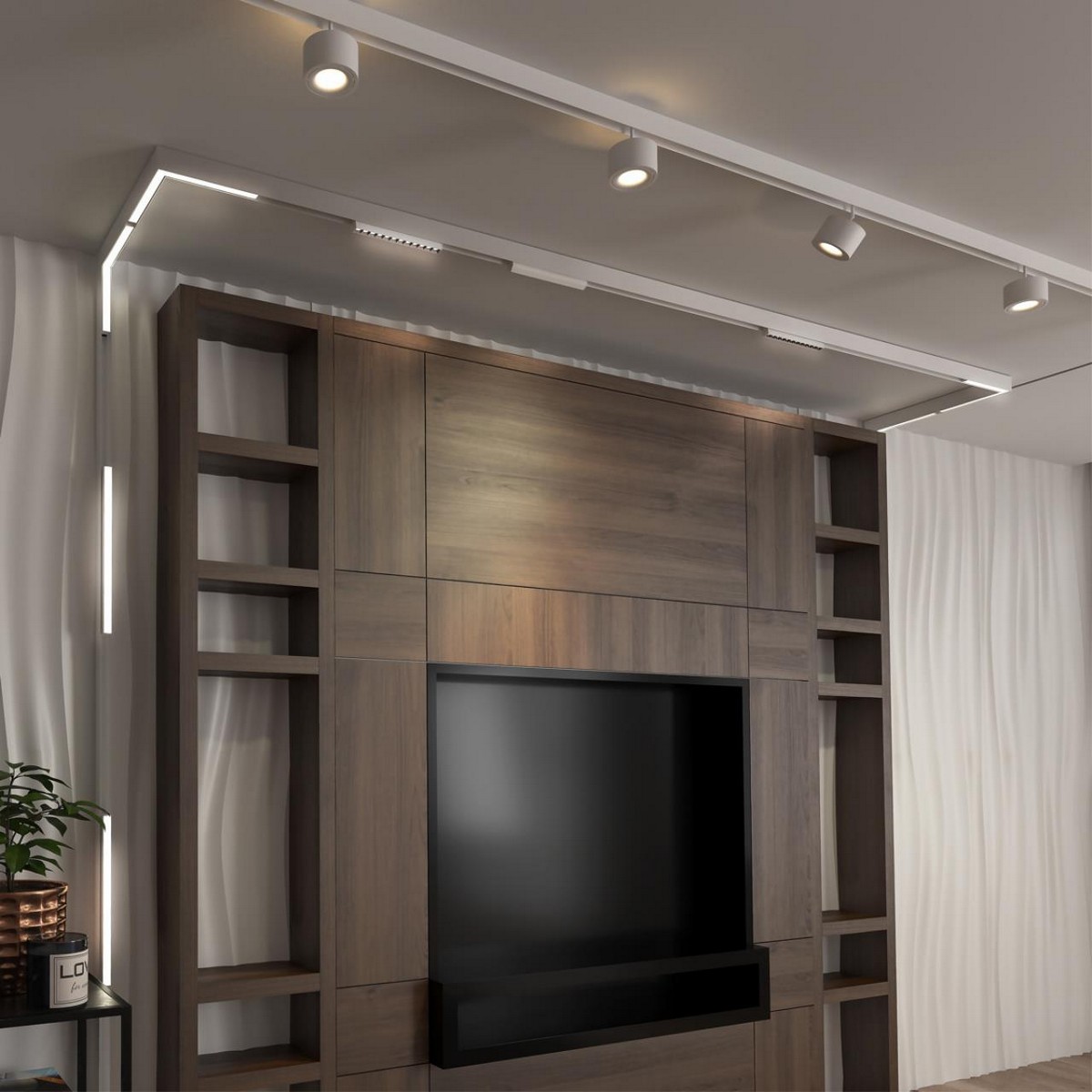 Трековые светодиодные светильники Трековый светильник для низковольтного шинопровода NOVOTECH 358607 FLUM 