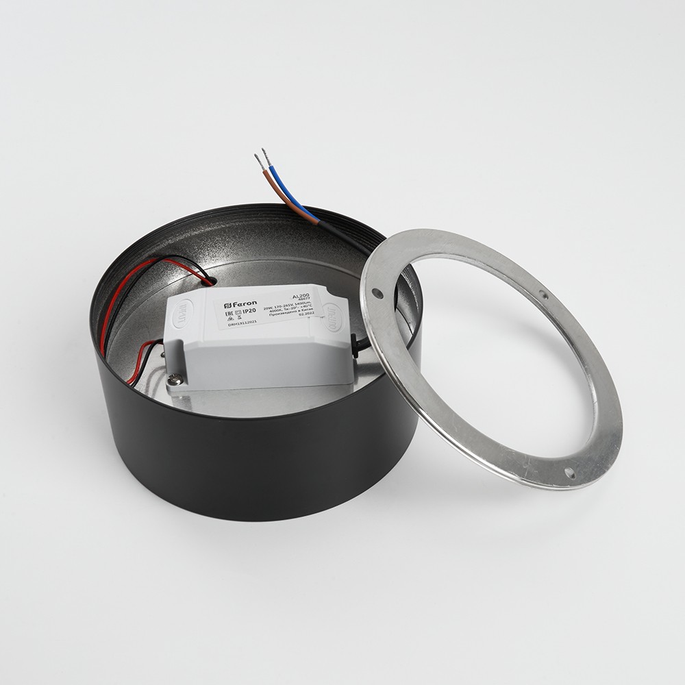 Светильники споты светодиодные Светильник спот светодиодный Feron AL200 “Simple matte” 10W черный 4000К 48075 