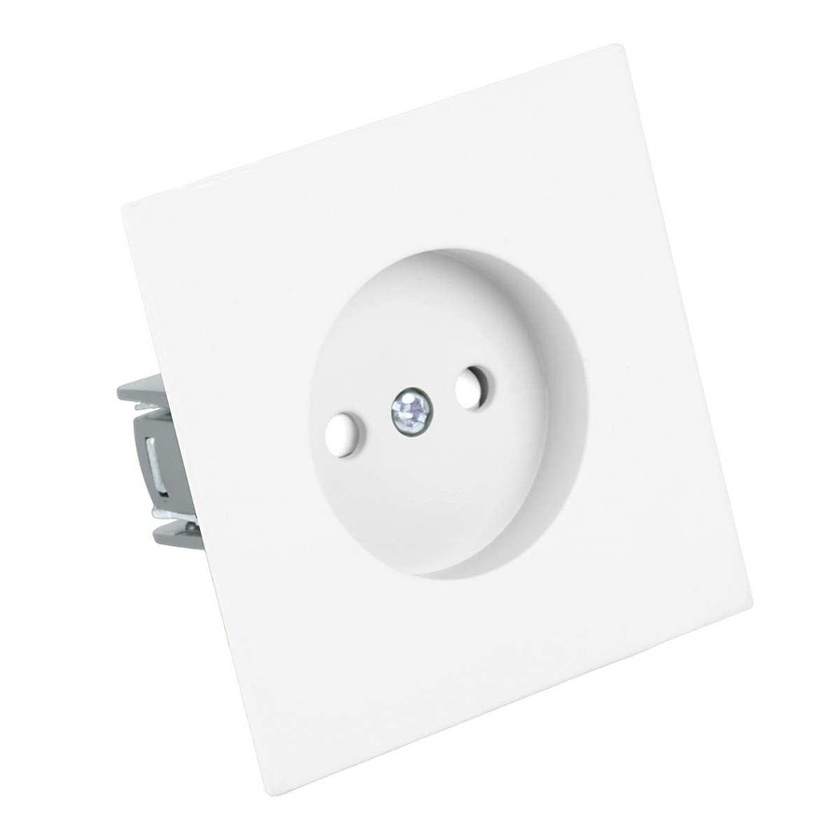 Мия - Розетки и выключатели Stekker Розетка 1-местная с защитной шторкой STEKKER б/з Мия RST16-3109-01 белая магнолия 50439
