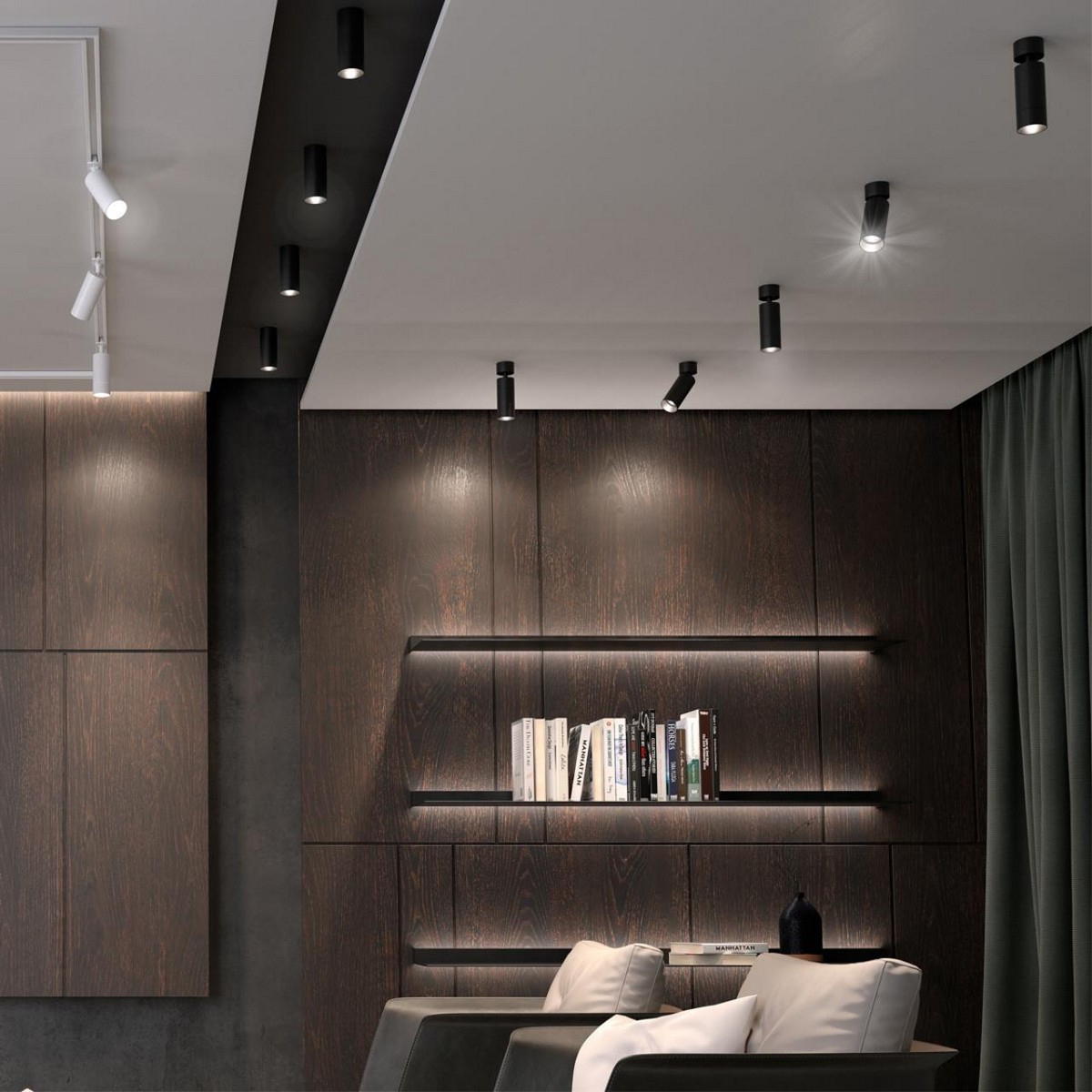 Накладные светодиодные светильники Светильник накладной NOVOTECH 370869 SLIM 