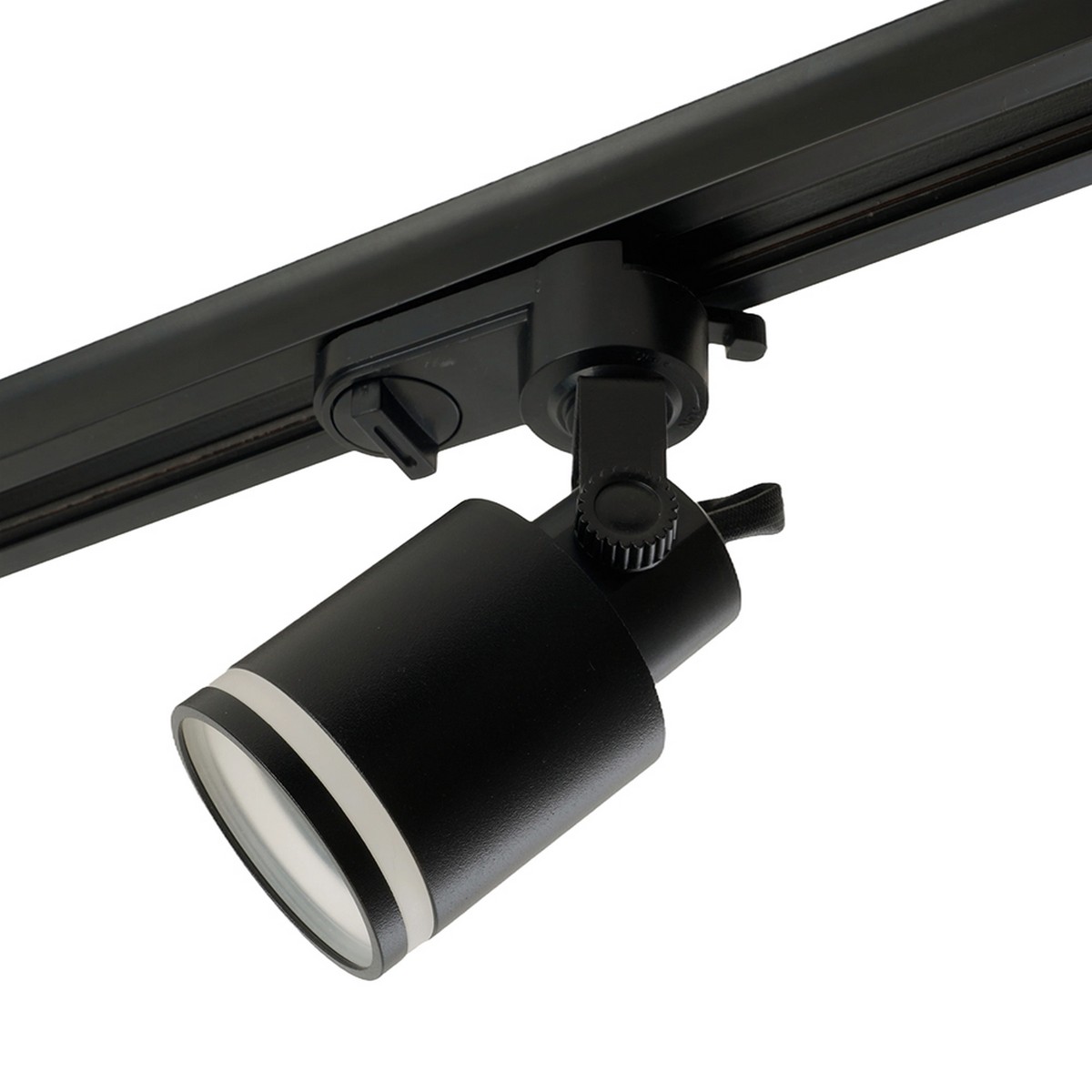 Трековые светодиодные светильники Светильник Feron AL188 трековый под лампу GU10 черный 48707 
