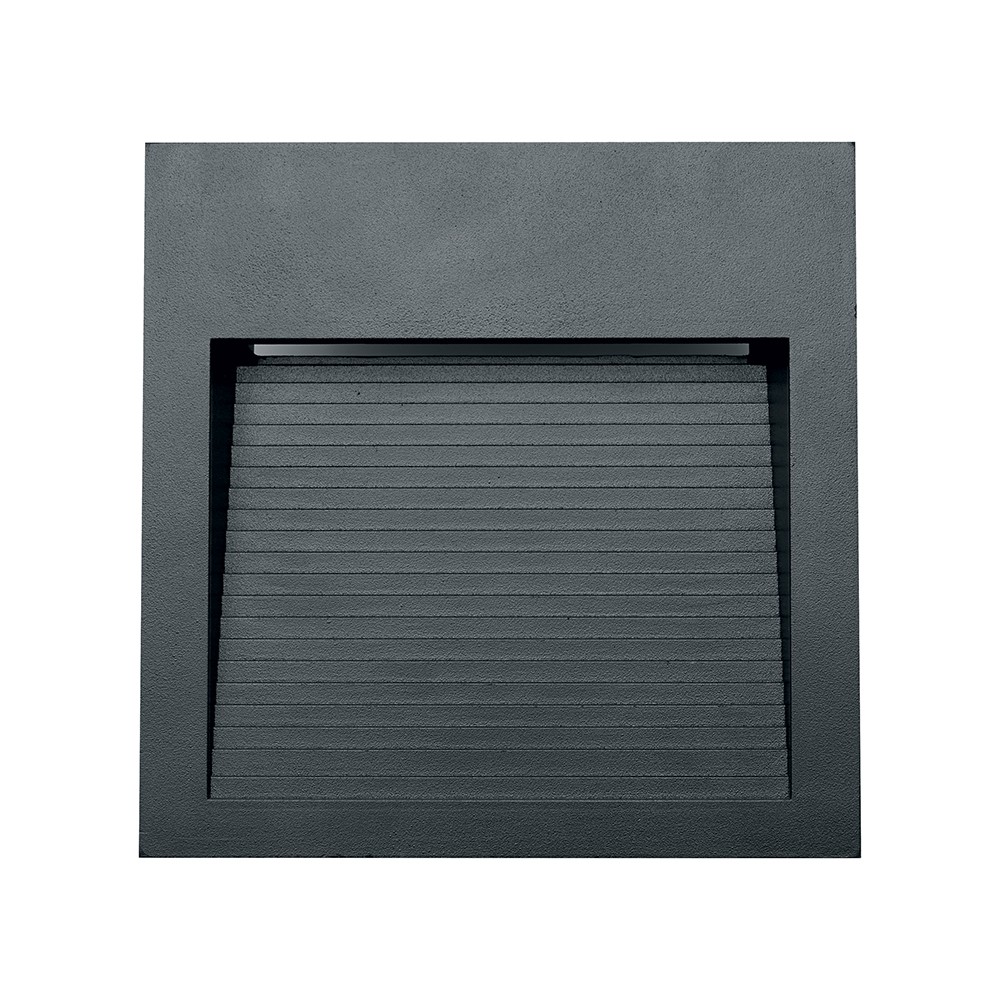 Встраиваемые светодиодные светильники Светодиодный светильник для лестницы Feron DH204 5W 4000K IP65 серый 41177 