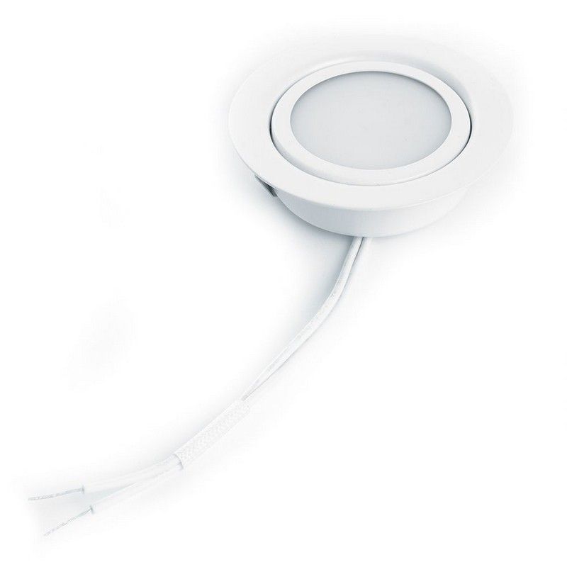 Встраиваемые светодиодные светильники Светильник встраиваемый светодиодный мебельный Feron LN7 3W 4000K белый 41690 