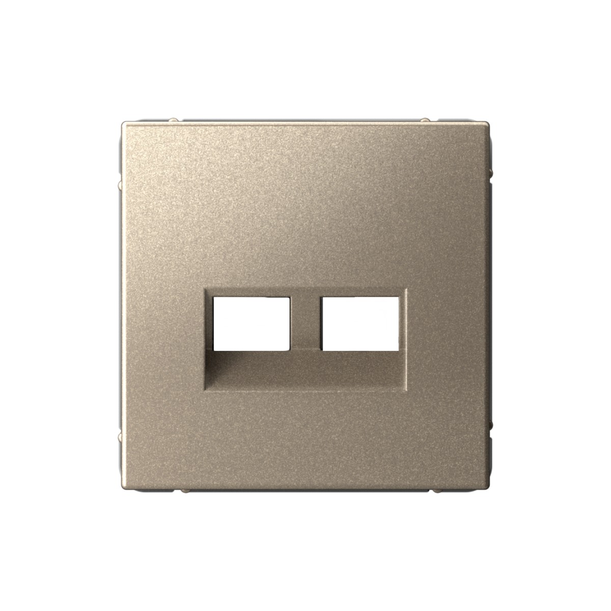 ArtGallery Шампань Накладка Systeme Electric ArtGallery Шампань двойная Keystone