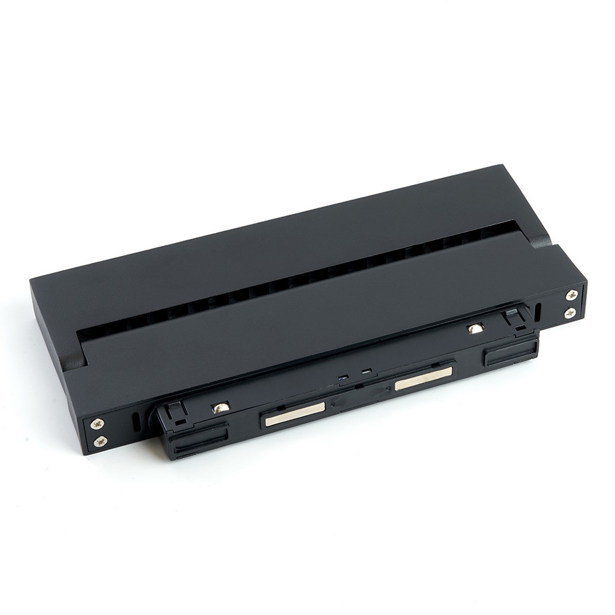 Трековые светодиодные светильники Светильник светодиодный Feron MGN301 трековый низковольтный 12W 2700К 30 гр черный LensFold 51015 