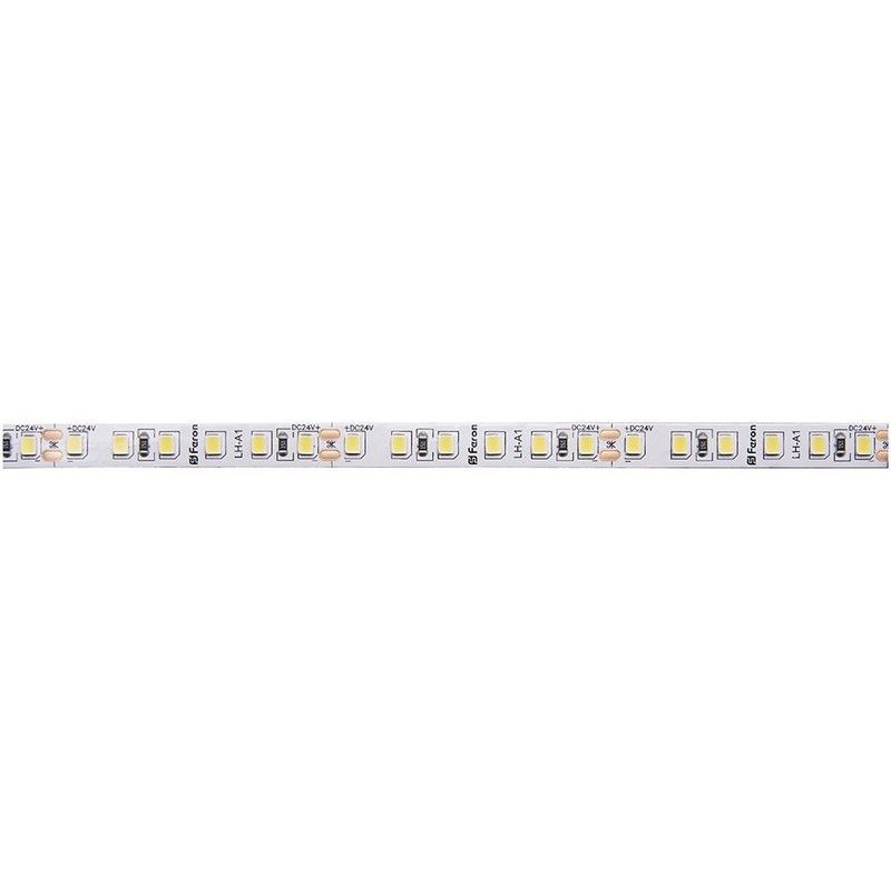 Светодиодная лента белая нейтральная Лента светодиодная Feron LS502 180SMD(2835)/м 16Вт/м 24V 4000К IP20 5 метров  41528 