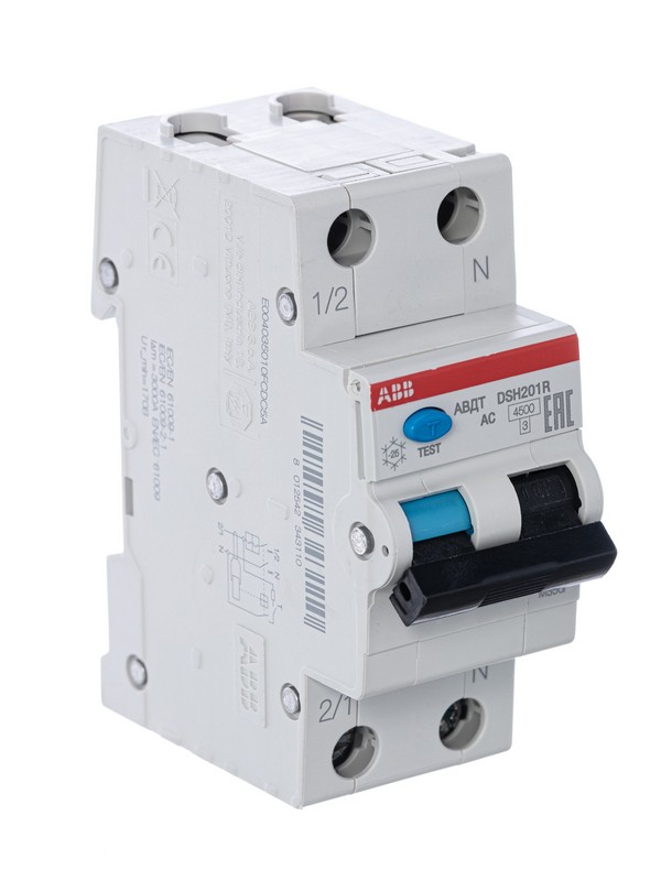 Дифференциальный автомат ABB DSH201R 20A 30mA 6kA AC 2CSR255070R1204