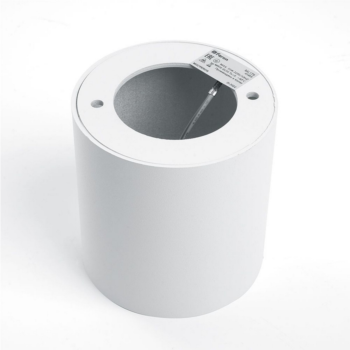 Светильники споты светодиодные Светильник спот потолочный Feron ML179 GU10 белый 41469 