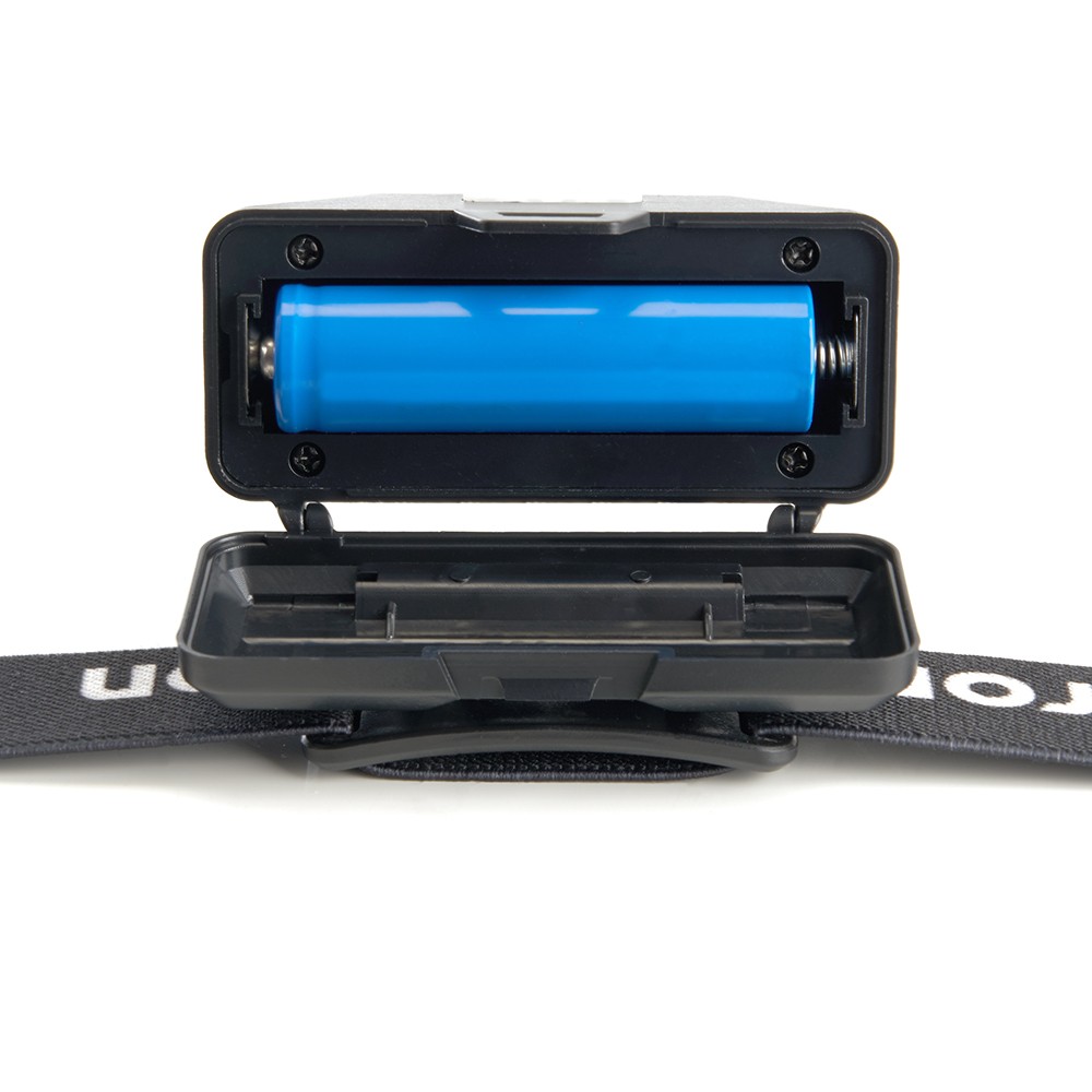 Фонарь налобный Feron TH2309 с аккумулятором USB 1*18650 3W+2W XPE+COB IP44 пластик 41713
