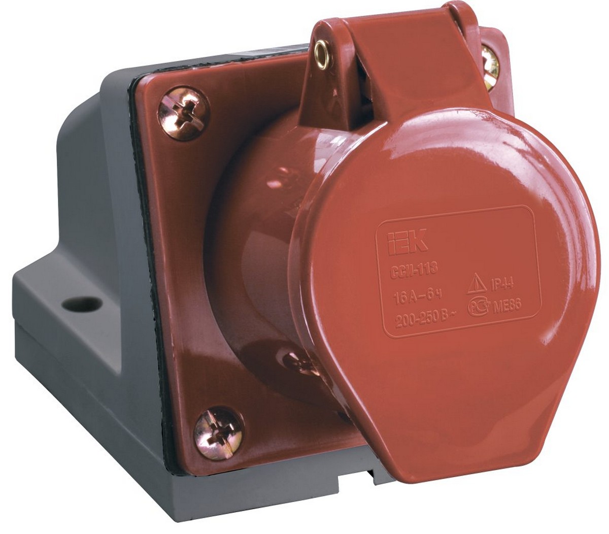 Розетка кабельная IEK 125 стационарная 3Р+РЕ+N 32А 380В IP44 PSR12-032-5