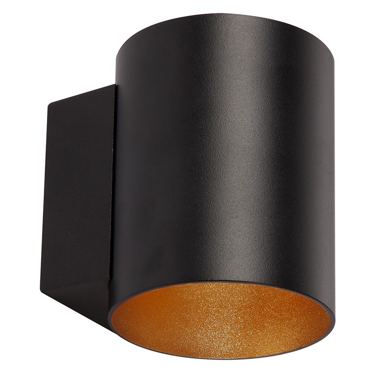 Светильник настенный Feron ML1750 Glow G9 чёрный золото 48433