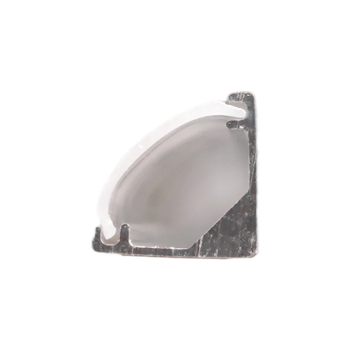 Профиль и крепеж для светодиодной ленты Профиль Feron CAB240 алюминиевый "угловой круглый 7.9*7.9мм" серебро  52148 