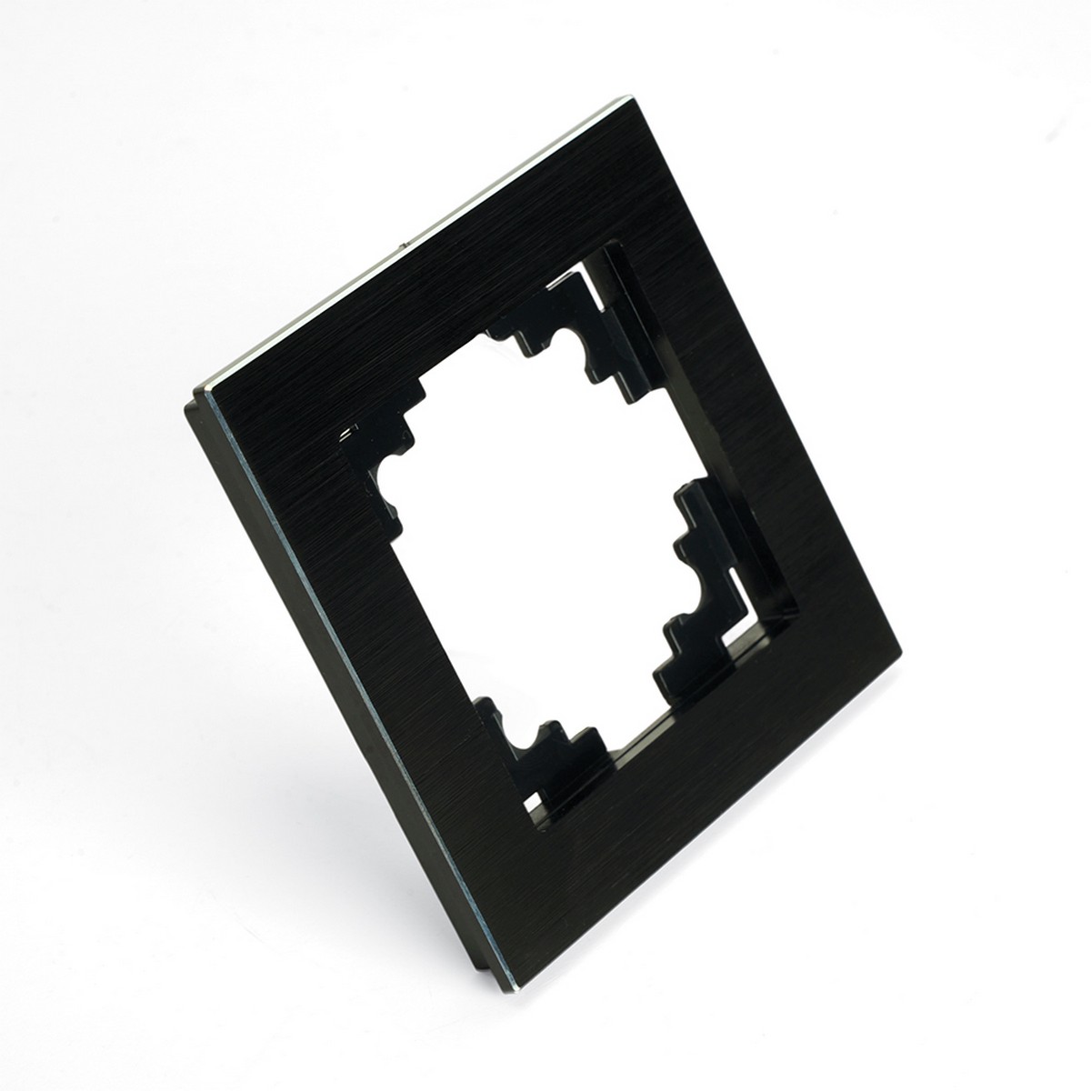 Катрин - Розетки и выключатели Stekker Рамка 1-местная металл STEKKER MFR00-7001-05 Катрин черный 50012