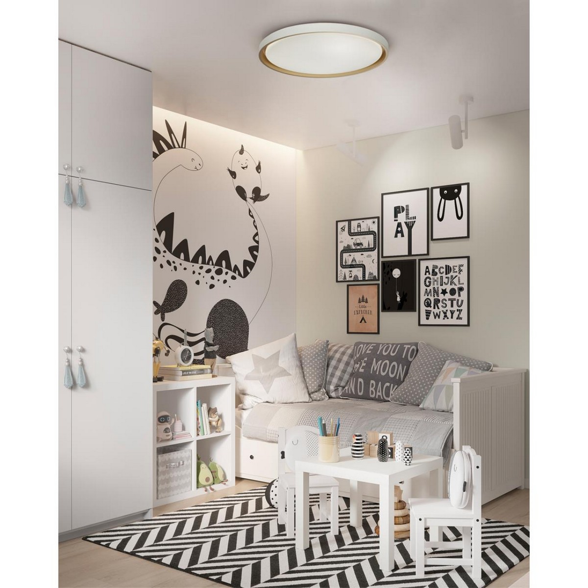 Накладные светодиодные светильники Настенно-потолочный светильник СОНЕКС 7645/DL KISIL 