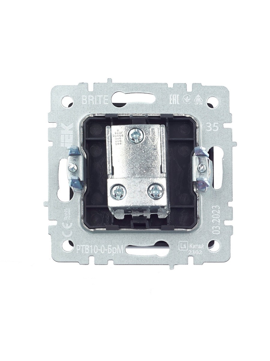 IEK Brite Маренго Розетка IEK BRITE TV проходная РТВ10-0-БрМ маренго BR-A10-P-K35