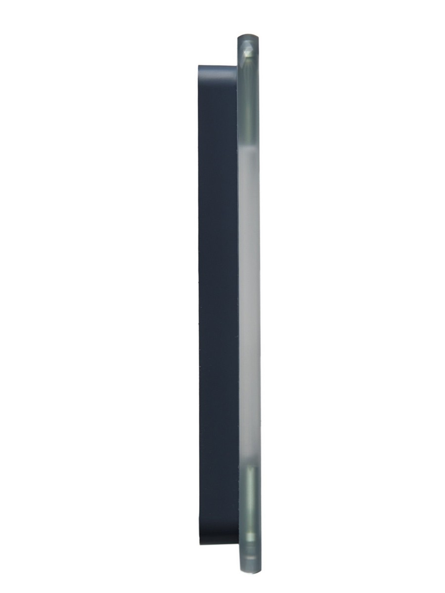 Рамка IEK BRITE DECOR Графит матовый стекло скругл.угол 4-м РУ-4-2-Бр RE BR-M42-G-41-K53