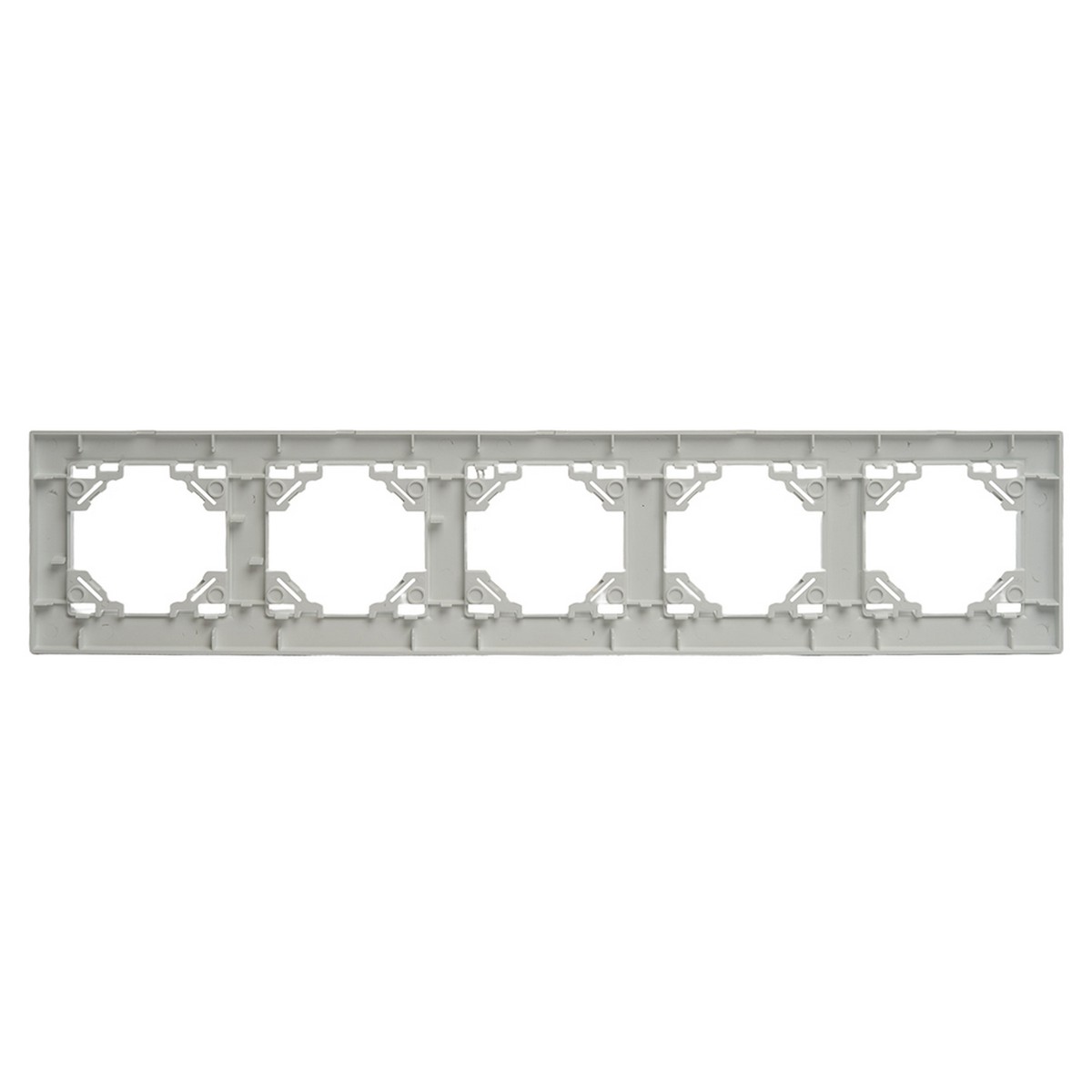 Эрна - Розетки и выключатели Stekker Рамка 5-местная горизонтальная STEKKER PPFR00-9005-01 серия Эрна белый 39620