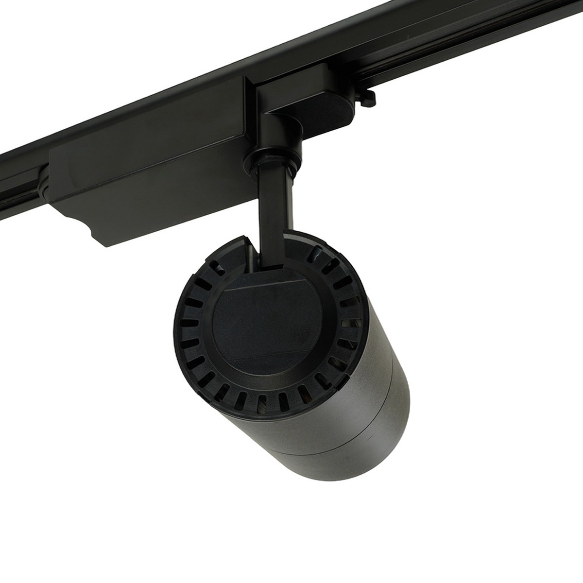 Трековые светодиодные светильники Светодиодный светильник Feron AL103 трековый на шинопровод 40W 4000K 35 градусов черный TrueColor 48944 