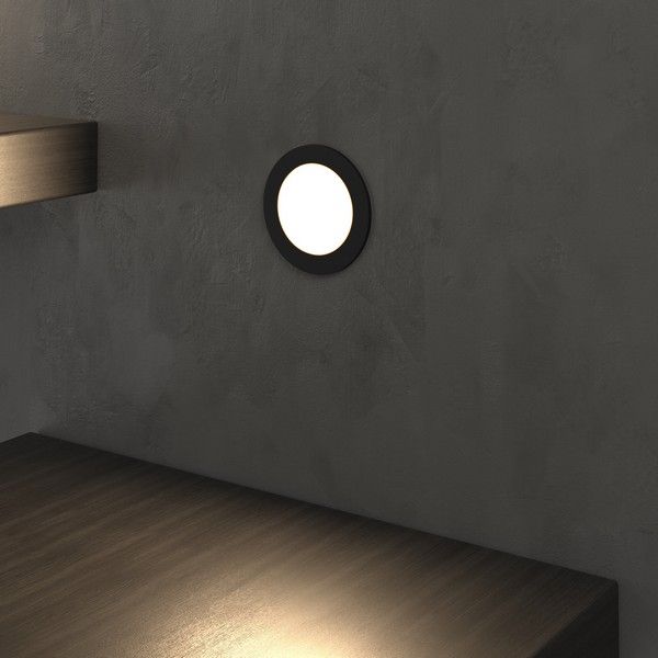 Встраиваемые светодиодные светильники Подсветка для лестниц Elektrostandard и дорожек MRL LED 1108 чёрный 