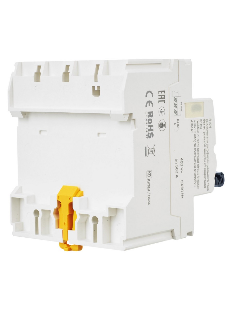 IEK ВДТ УЗО IEK ARMAT R10N 4P 40А 300мА тип AC AR-R10N-4-040C300 