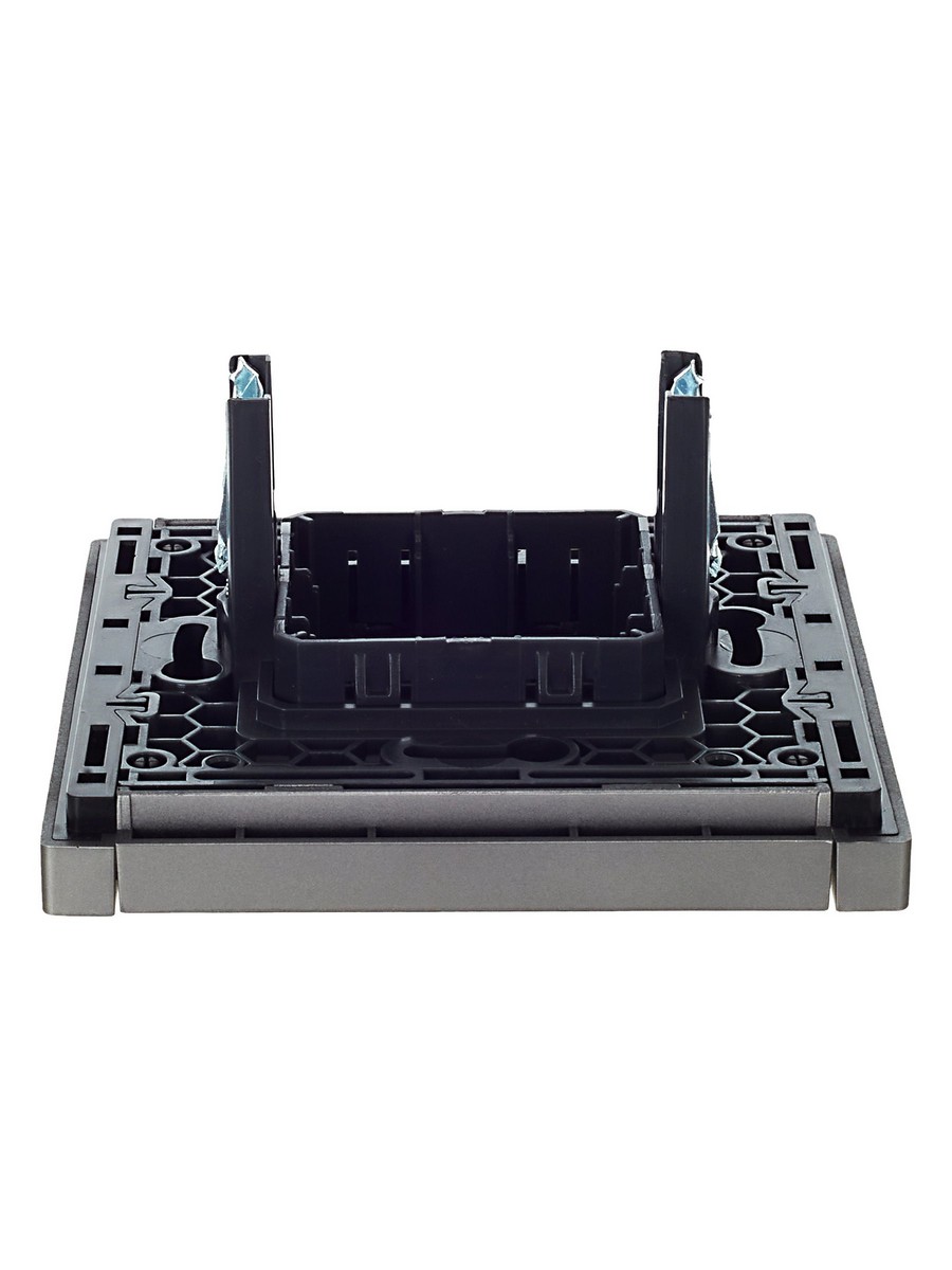 Заглушка IEK FORTE&PIANO Сталь с суппортом FP541