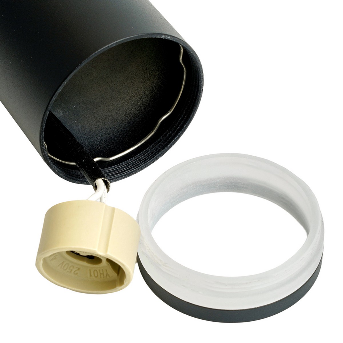 Накладные светодиодные светильники Светильник потолочный Feron ML162 Barrel LUNA GU10 черный 48814 