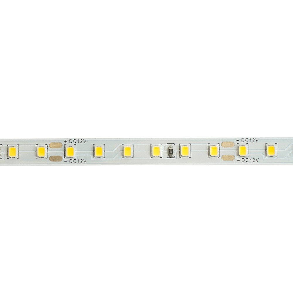 Светодиодная лента белая теплая Лента светодиодная SAFFIT SST02 120SMD(2835)/м 9.6Вт/м 12V 3000К IP20 5 метров 55240 