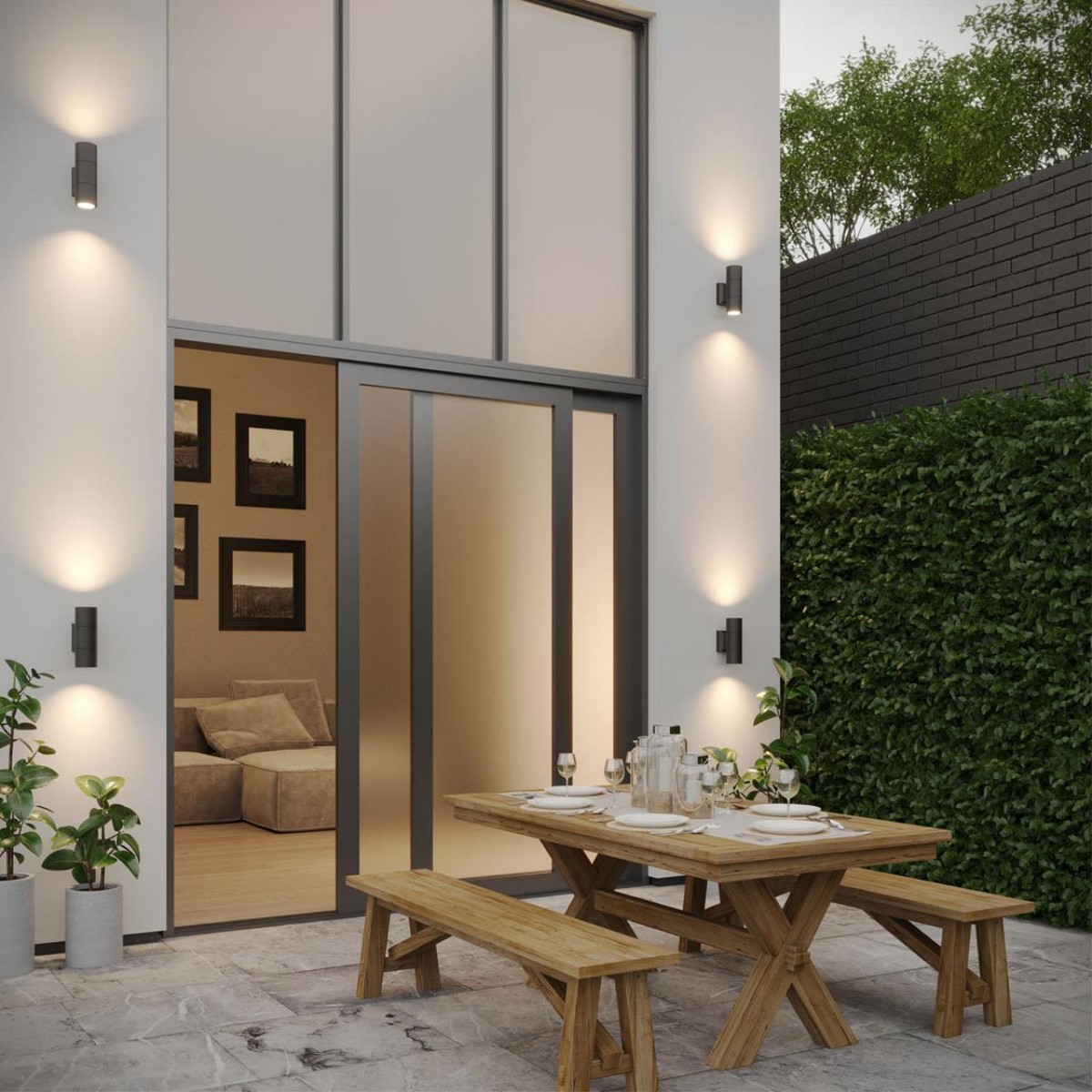 Уличные настенные светильники Уличный фасадный светильник NOVOTECH 370988 LANDSCAPE 