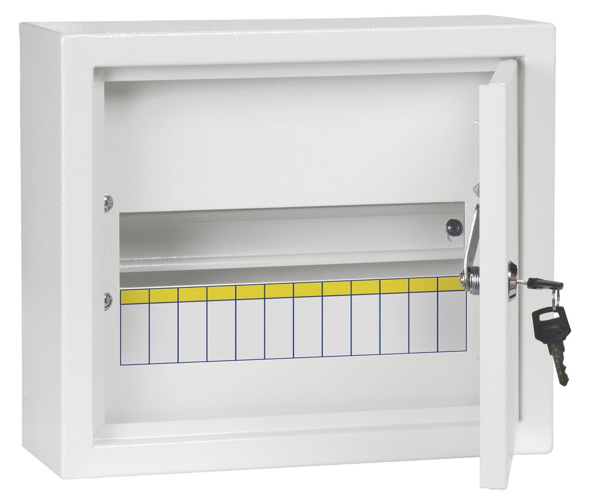 Металлические щиты и корпуса Корпус металлический IEK TITAN 3 ЩРн-12 (265х310х120мм) IP31 белый MKM13-N-12-31-Z 