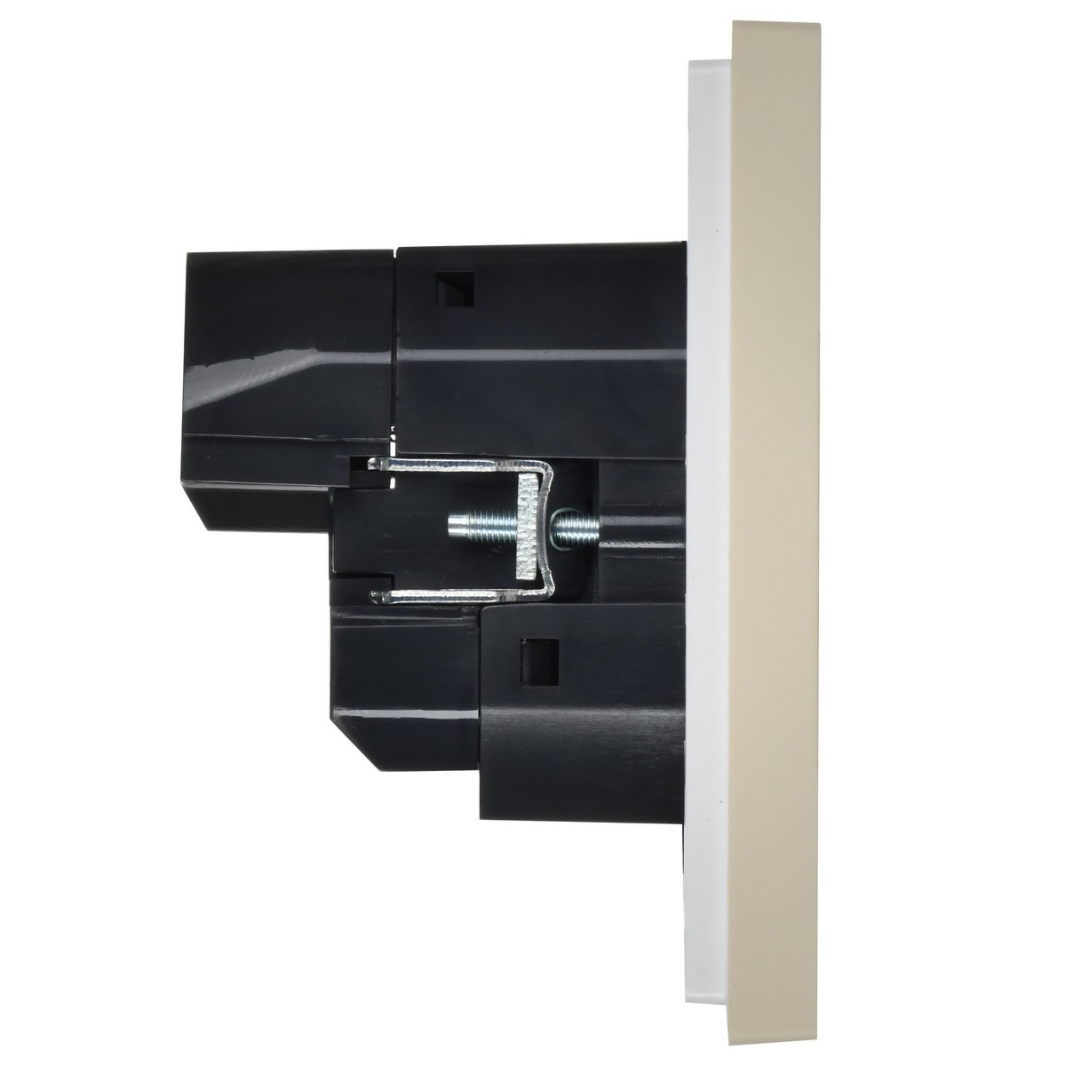 IEK FORTE&PIANO Ваниль Розетка IEK FORTE&PIANO Ваниль с/з со шт винтовое крепление 16А USB A+C 18Вт FP447