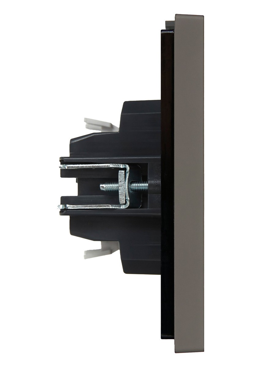 IEK FORTE&PIANO Серый Выключатель IEK FORTE&PIANO Серый 1-кл 10А FP301