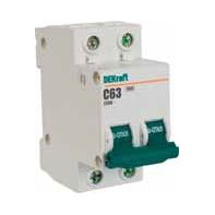 1 полюсные (однополюсные) Автоматический выключатель DEKraft 1P 10A C ВА-101 4,5kA 11053DEK 