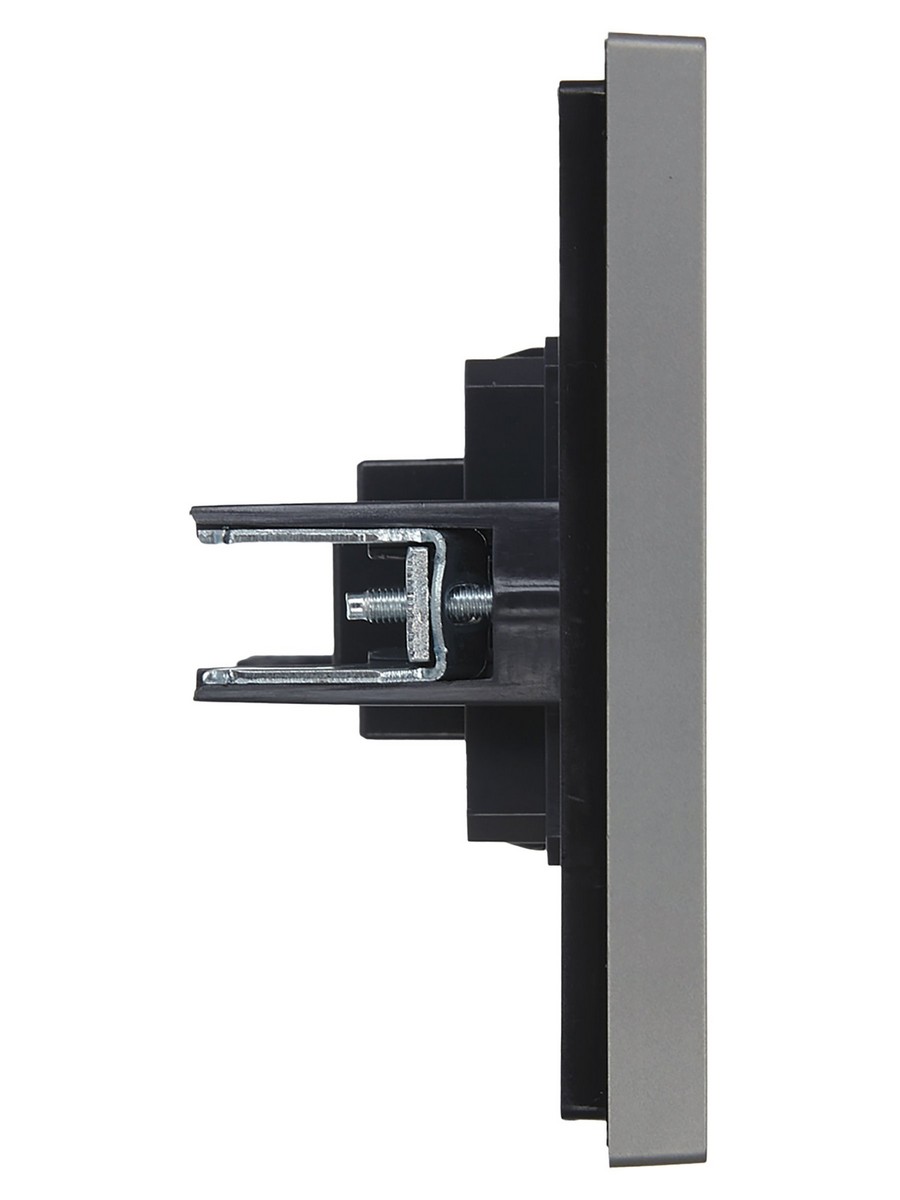 Розетка IEK FORTE&PIANO Сталь HDMI FP540